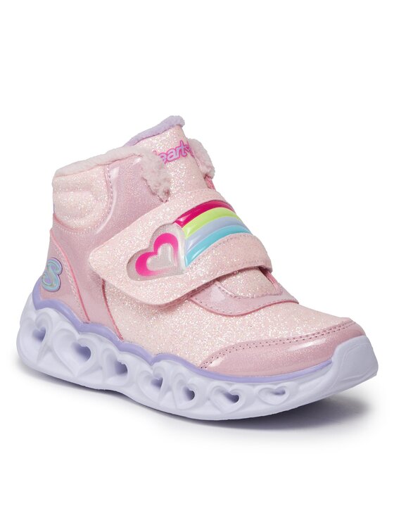 Skechers Snīkeri Skechers Heart Lights Brilliant Rainbow 302669L/PKLV Rozā