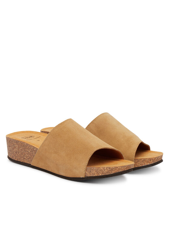 Scholl Papucs Scholl Vegas Mule MF00885 Bézs