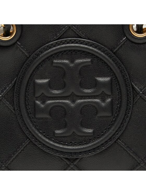 Tory Burch Táska Tory Burch Fleming Soft Mini Chain Tote 152334 Fekete