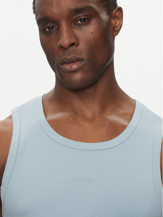 HUGO HUGO Tank top marškinėliai Dapota 50542089 Mėlyna Slim Fit