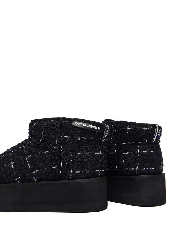 KARL LAGERFELD Snehule KARL LAGERFELD Thermo KL48523A Čierna