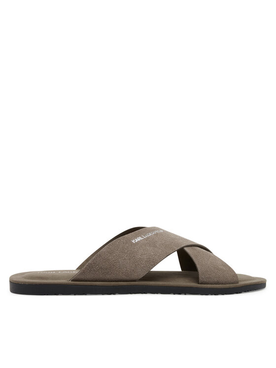 KARL LAGERFELD Шльопанці KARL LAGERFELD Kastor III KL70214 Сірий