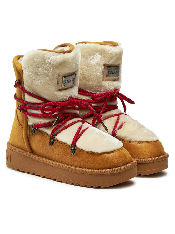 D.Franklin Апрески D.Franklin Nordic Trk Fur DFSH370005 Жълт