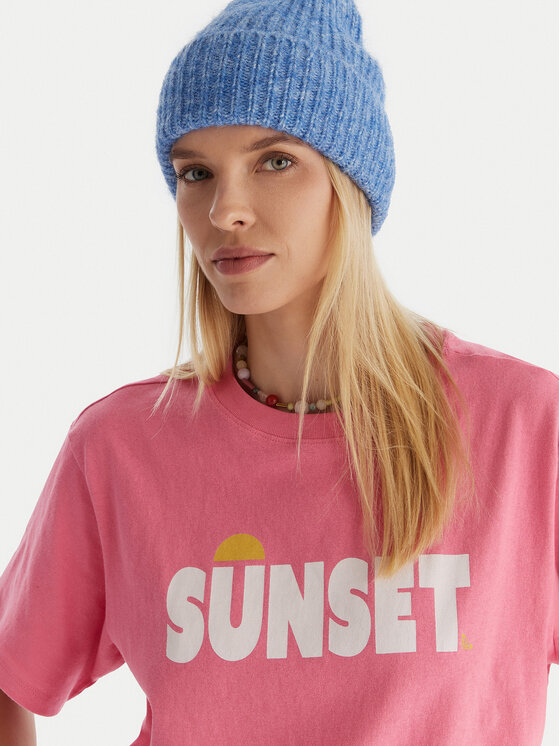 Roxy Roxy Camiseta Sunnyoversize Easy ERJZT06033 Rosa Oversize