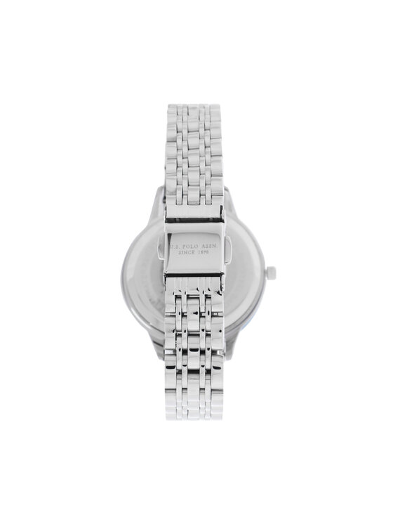 U.S. Polo Assn. Set de ceas și brățară U.S. Polo Assn. Faith USP6392TW Argintiu