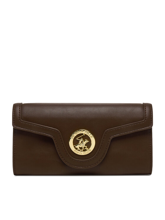 Beverly Hills Polo Club Гаманець Beverly Hills Polo Club CWBEO-BHPC-W1-010-SS26 Коричневий
