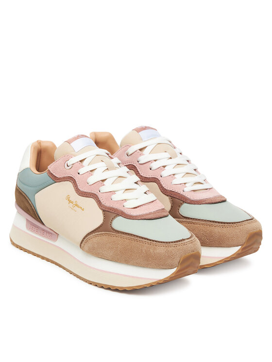 Pepe Jeans Sneakersy Pepe Jeans Rusper Combi W PLS600006 Kolorowy