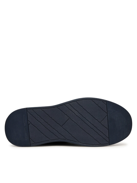 Tommy Hilfiger Κλειστά παπούτσια Tommy Hilfiger Comfort Nubuck Moc Toe Shoe FM0FM05975 Σκούρο μπλε