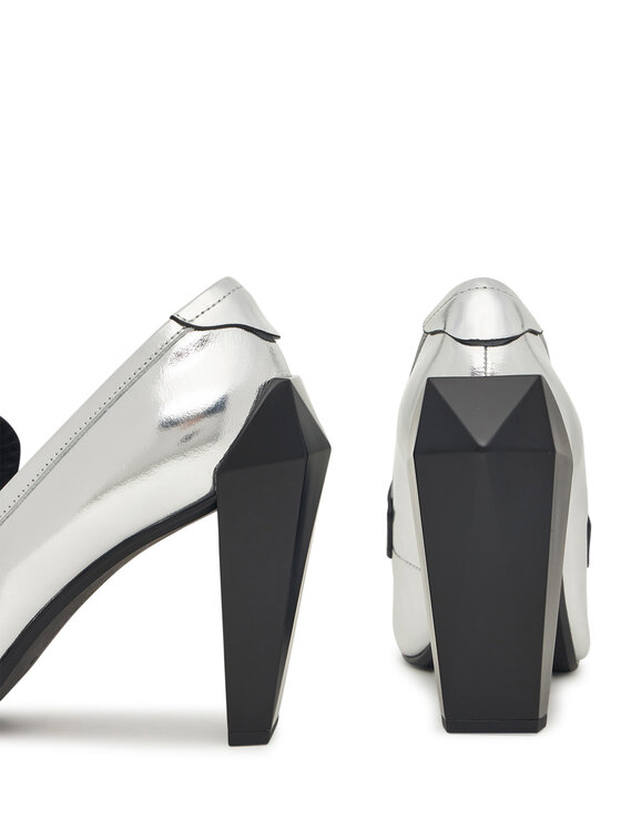 United Nude Poltopánky United Nude Gem Loafer Hi 1095514116 Strieborná