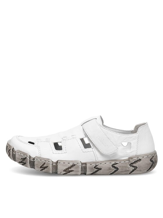 Rieker Polobotky Rieker L0362-80 Bílá