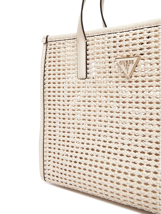 Guess Geantă Guess Brigitta HWWZ72 06230 Écru