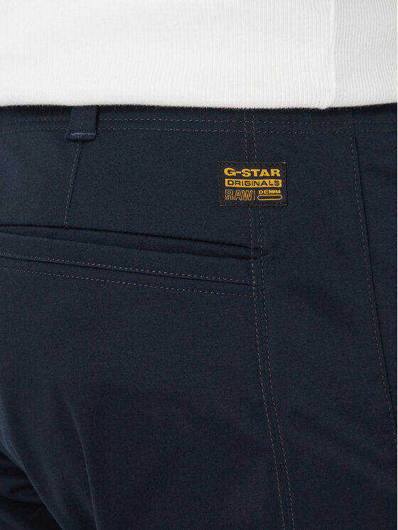 G-STAR G-Star Raw Παντελόνι chino Mosa D25547 5126 Σκούρο μπλε Straight Fit