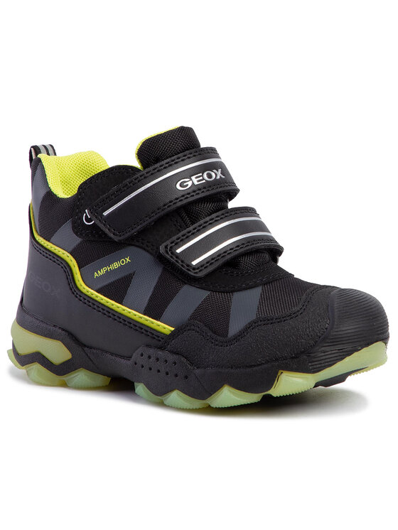 Geox Botines planos Geox J Buller B Abx C J949WC 0FU54 C0802 S Negro