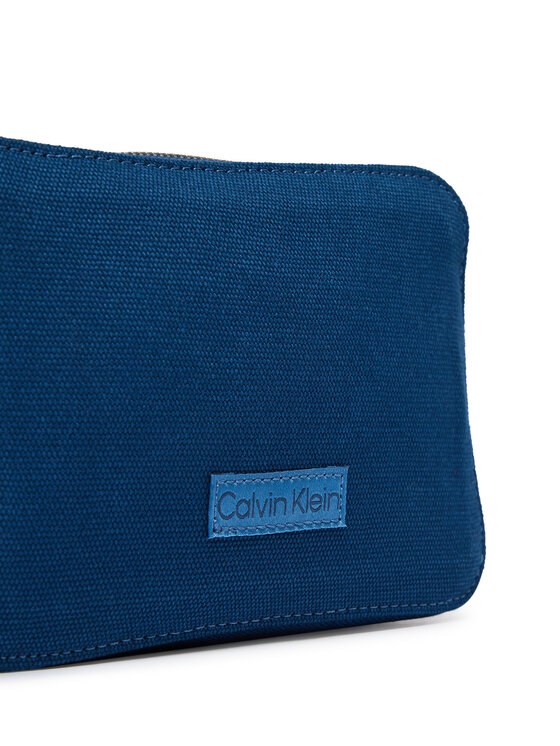 Calvin Klein Torebka Calvin Klein Webbing Strap Canvas Camera Bag LV04F3385G Niebieski