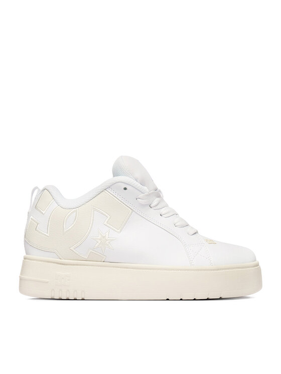 DC Shoes Снікерcи DC Shoes EO-COURT GRAFFIK PLATFORM DC02422102 Білий
