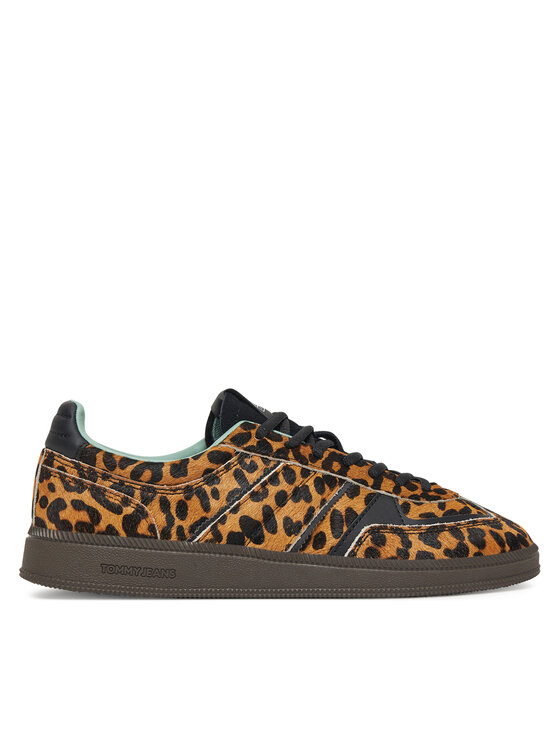 Сникърси Tommy Jeans The Greenwich Edge Leopard EN0EN02904 Кафяв