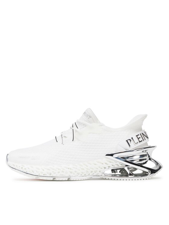 Plein Sport Снікерcи Plein Sport The Scratch FABS USC0335 PTE003N Білий
