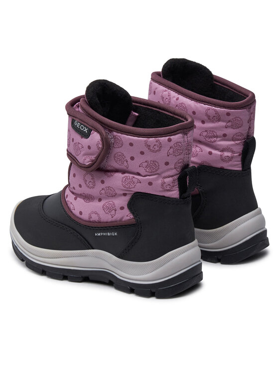Geox Cizme de zăpadă Geox B Flanfil Girl B Abx B263WG 0BCMN C0724 M Negru