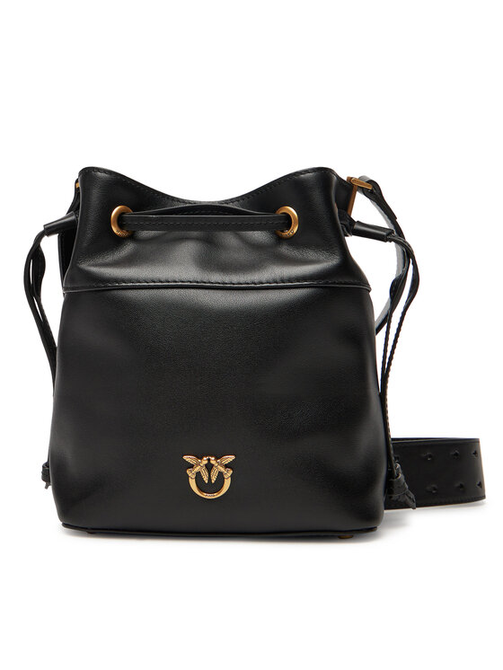 PINKO Kabelka PINKO Secchiello Mini Al 25-26 104303 A0QO Černá