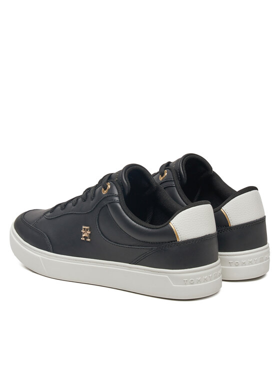 Tommy Hilfiger Αθλητικά Tommy Hilfiger Essential Chic Court Sneaker FW0FW08322 Μαύρο