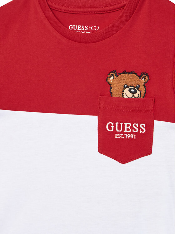 Guess Guess Футболка N5YI11 K8HM4 Червоний Regular Fit