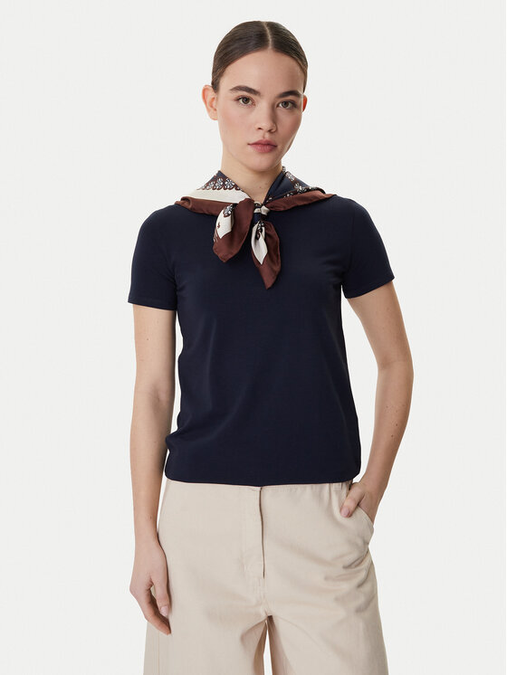 Weekend Max Mara Weekend Max Mara Camiseta Multib 2615971021 Azul marino Regular Fit