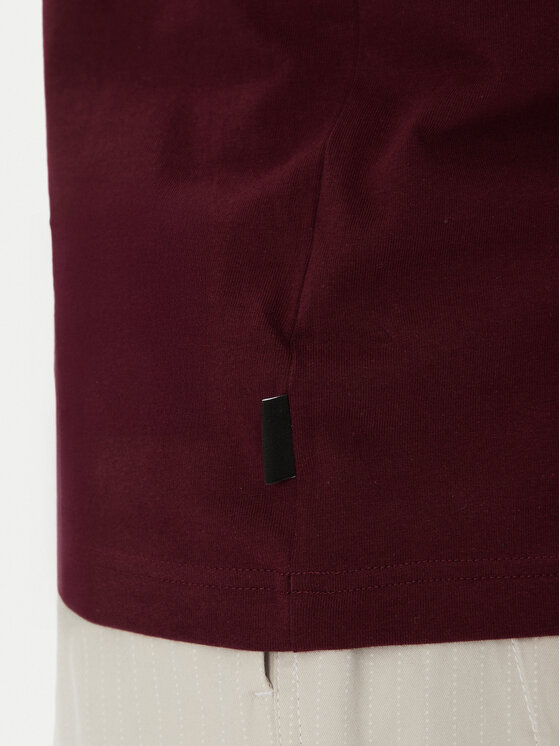 adidas adidas Футболка JW2976 Бордовий Loose Fit