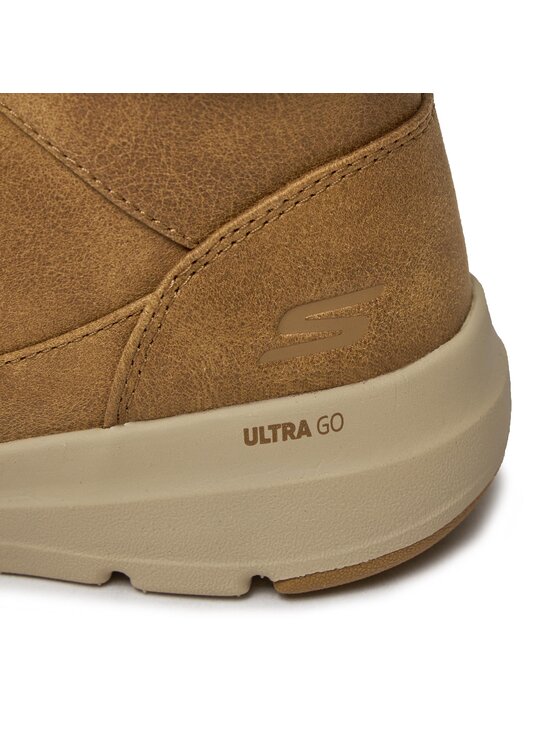 Skechers Šnurovacia obuv Skechers Glacial Ultra Cozyly 144178/CSNT Hnedá