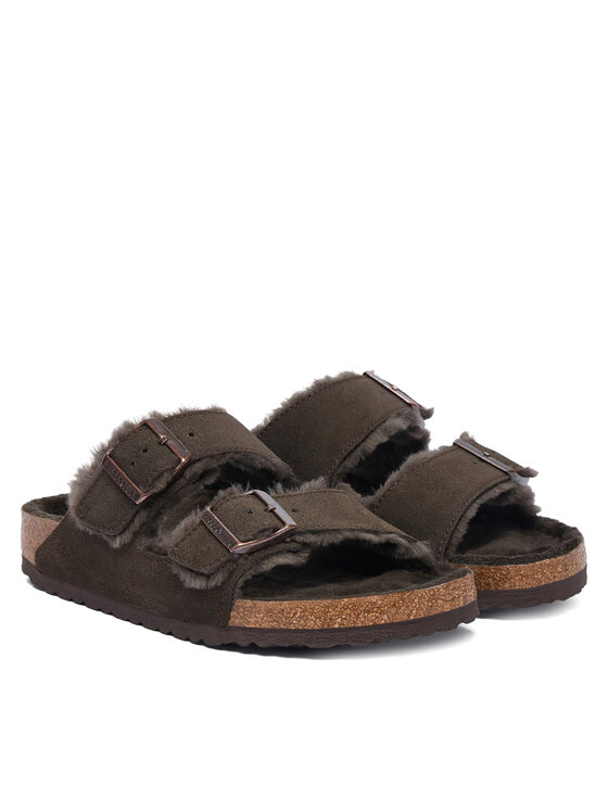 Birkenstock Шльопанці Birkenstock Arizona Shearling 1020528 Коричневий