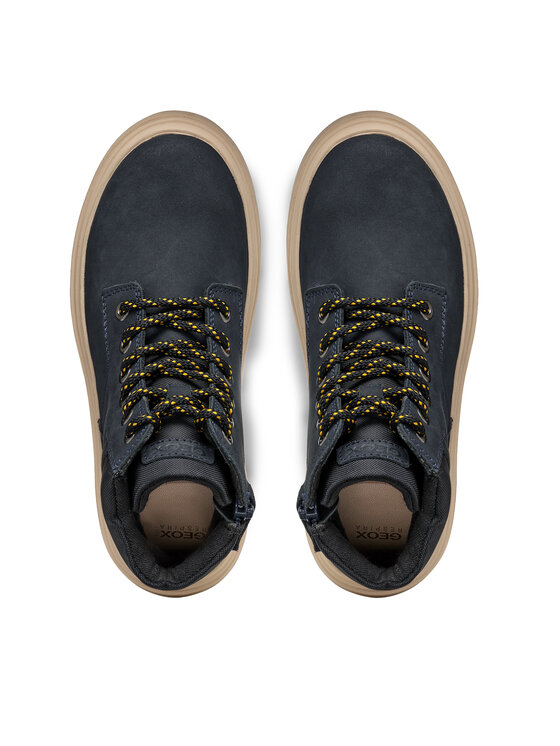 Geox Outdoorová obuv Geox J Kiddartah Boy J46M9A 032FU C0045 M Tmavomodrá