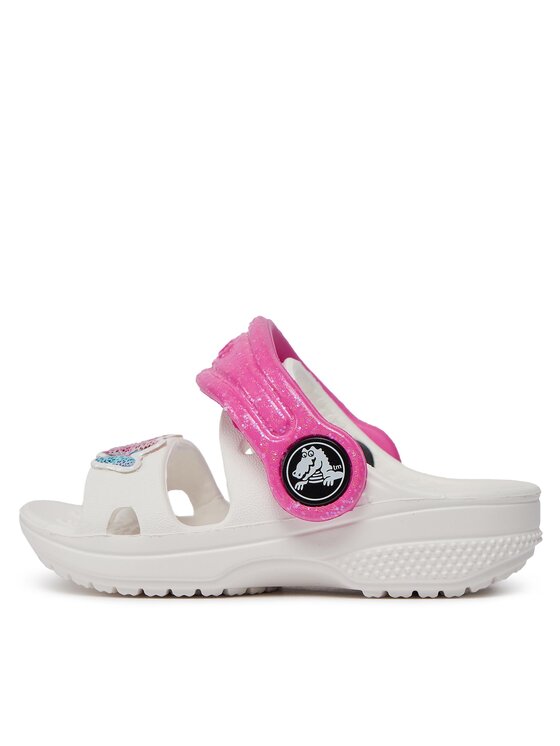 Crocs Шльопанці Crocs Classic Embellished Sandal T 207803 Білий
