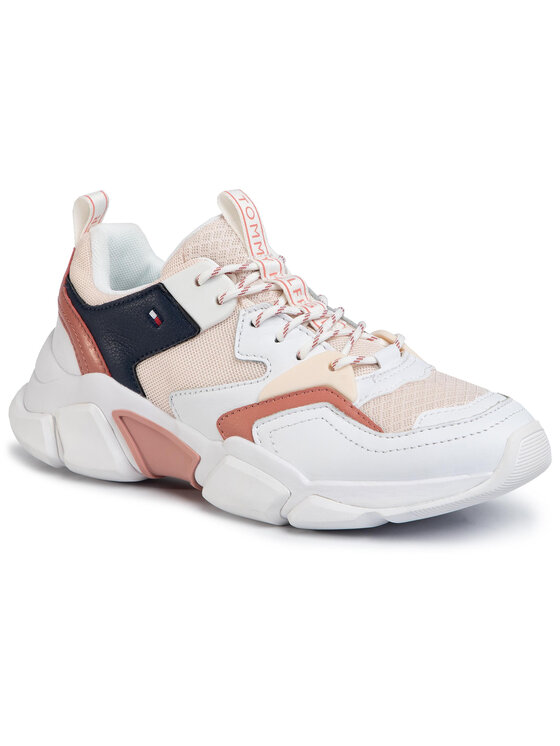 Tommy Hilfiger Laisvalaikio batai Tommy Hilfiger Chunky Lifestyle Sneaker FW0FW04695 Rožinė