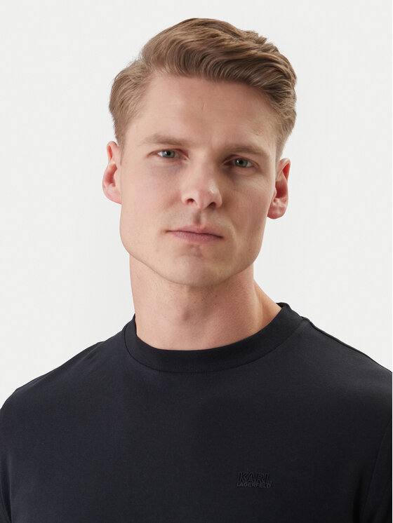 KARL LAGERFELD KARL LAGERFELD Camiseta 755034 562235 Azul marino Regular Fit