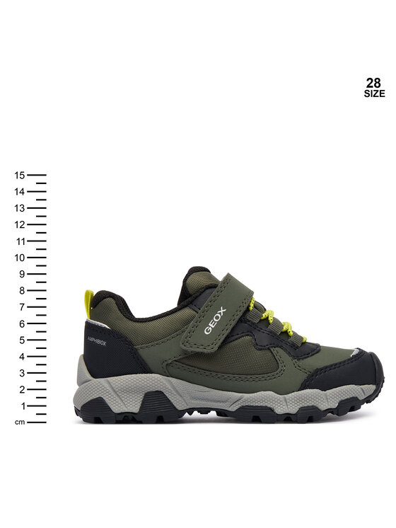 Geox Sneakersy Geox J Magnetar Boy B Abx J463ZB 050FU C0914 S Zielony ciemny
