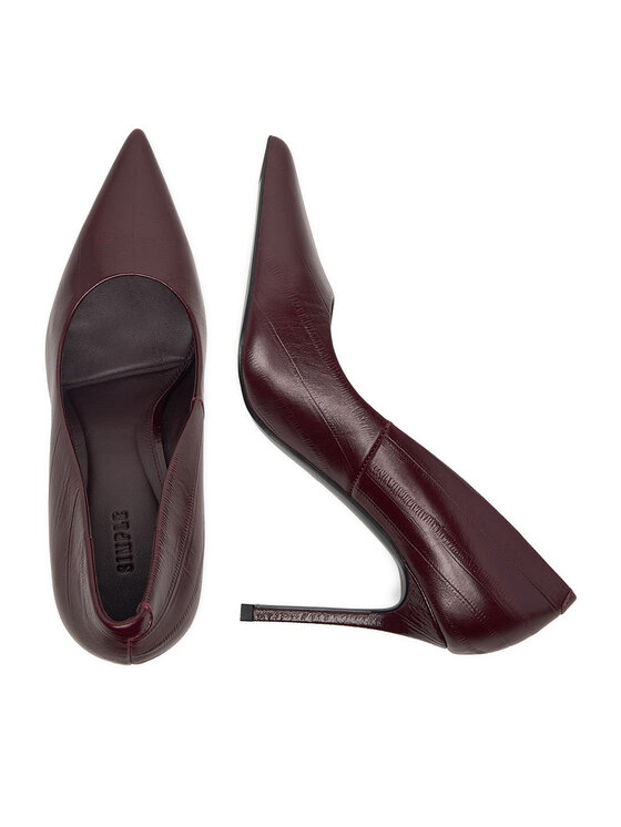 Simple High Heels Simple EO-LT2747-1 Dunkelrot