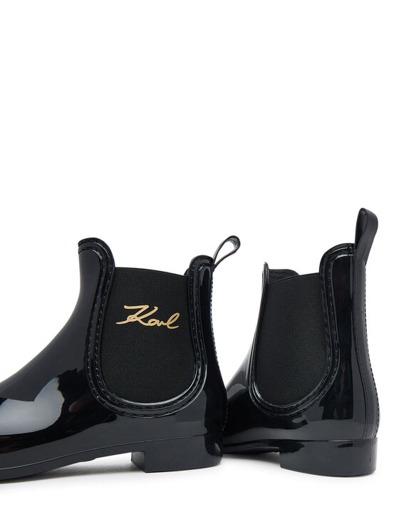 KARL LAGERFELD Гумени ботуши KARL LAGERFELD Kalosh II KL94775 Черен