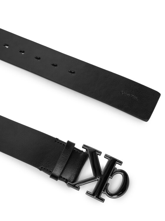 Calvin Klein Josta Calvin Klein Ck Enamel Buckle 40Mm LV04D7150G Melns