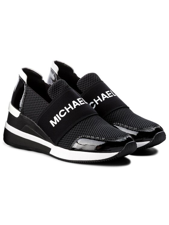 MICHAEL Michael Kors Laisvalaikio batai MICHAEL Michael Kors Felix Trainer 43T8FXFS3D Juoda