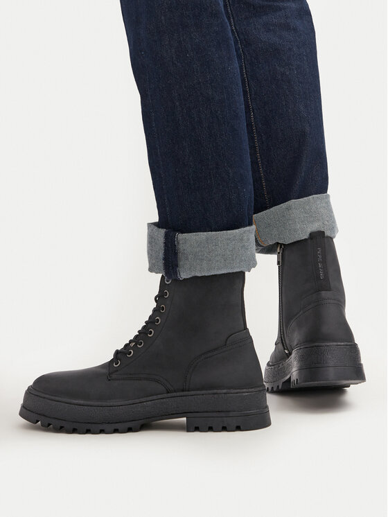 Pepe Jeans Outdoorová obuv Pepe Jeans Lincoln PMS50258 Čierna
