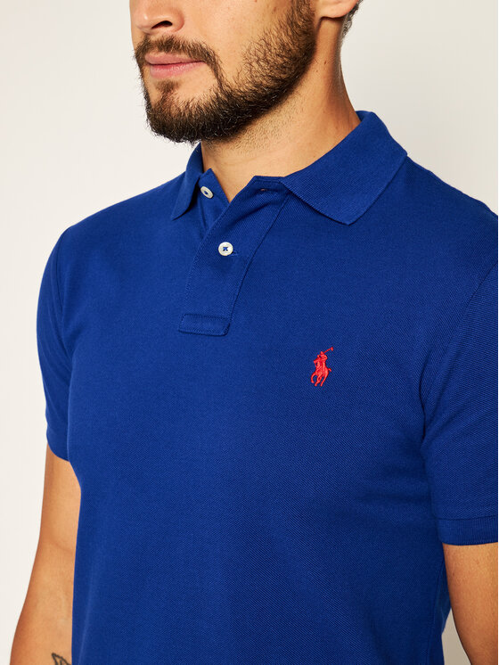 Polo Ralph Lauren Polo Ralph Lauren Polo Core Replen 710795080001 Μπλε Slim Fit