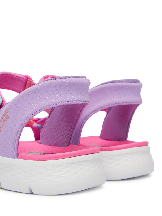 Skechers Босоніжки Skechers Slip-Ins: Go Walk Flex Sandal - Lots Of Sol 303028L/MLT Фіолетовий