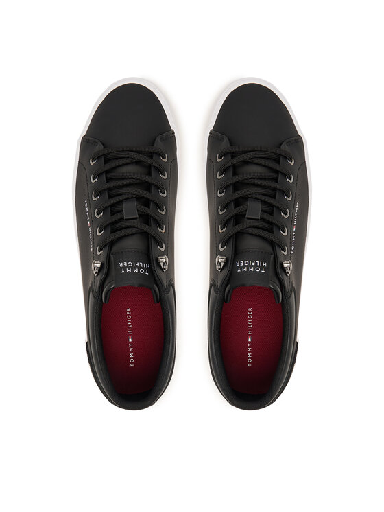 Tommy Hilfiger Αθλητικά Tommy Hilfiger Harlem Lth Vulc Cleat Winter FM0FM05950 Μαύρο