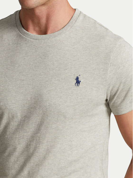 Polo Ralph Lauren Polo Ralph Lauren Футболка Bsr 710680785 Сірий Custom Slim Fit