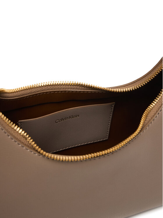 Calvin Klein Geantă Calvin Klein Foil Logo Conv Shoulder Bag LV04F3272G Bej