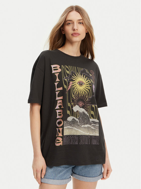Billabong Billabong Футболка EBJZT00443-KTA0 Чорний Regular Fit