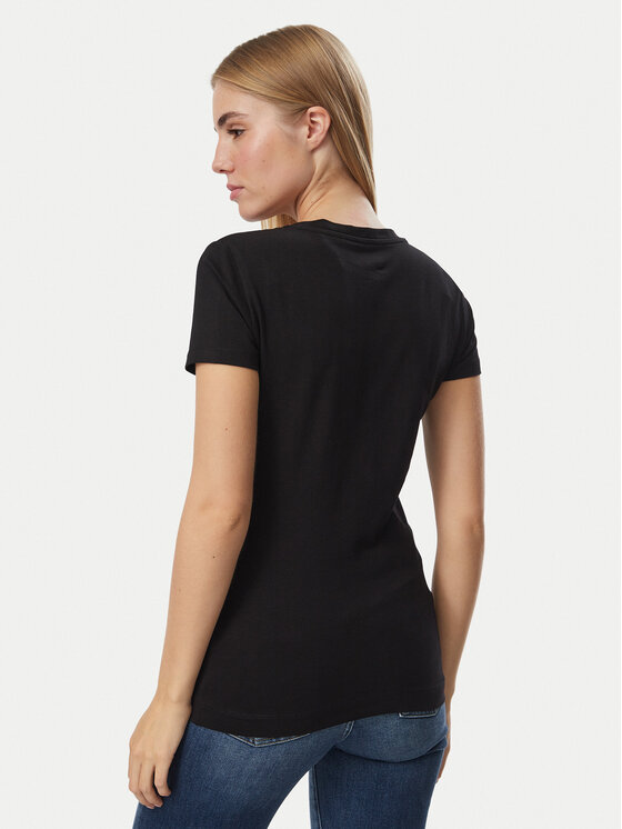 Guess Guess Camiseta W6BI26 K6047 Negro Regular Fit