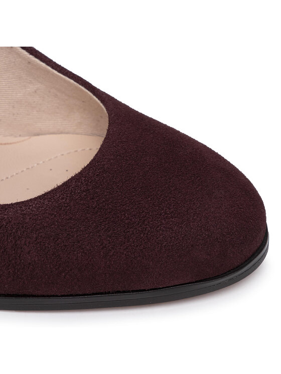 Clarks Туфлі Clarks Kaylin Alba 261456894 Бордовий