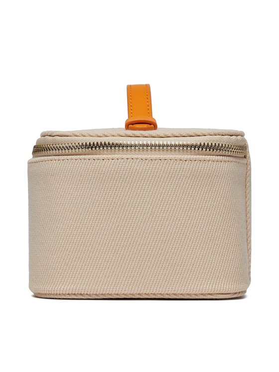Tommy Hilfiger Kozmetični kovček Tommy Hilfiger Poppy Canvas AW0AW16014 Bež