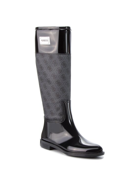 Guess Cizme de cauciuc Guess FLSSY3 RUB11 Negru