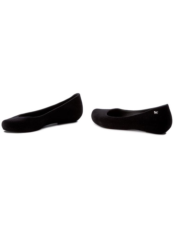 Zaxy Ballerine Zaxy Pop Flocked Fem 82001 Nero